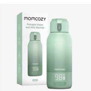 Green Momcozy Portable Water and Milk Warmer NEW in opened box